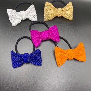 Beaded hair bows for little girls **Sold Separately** message me color request