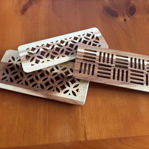 Houten ventilatierooster HVAC-roosterrooster Aangepaste verwarming ventilatierooster Hardhouten ventilatierooster Decoratieve ventilatierooster Registerafdekking Frisse luchtretour