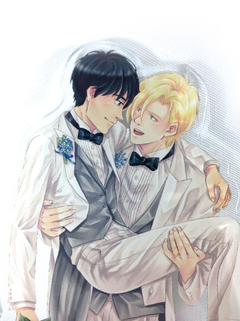 Pre Order Banana Fish Ash X Eiji Yaoi Bl Wedding Acrylic Etsy