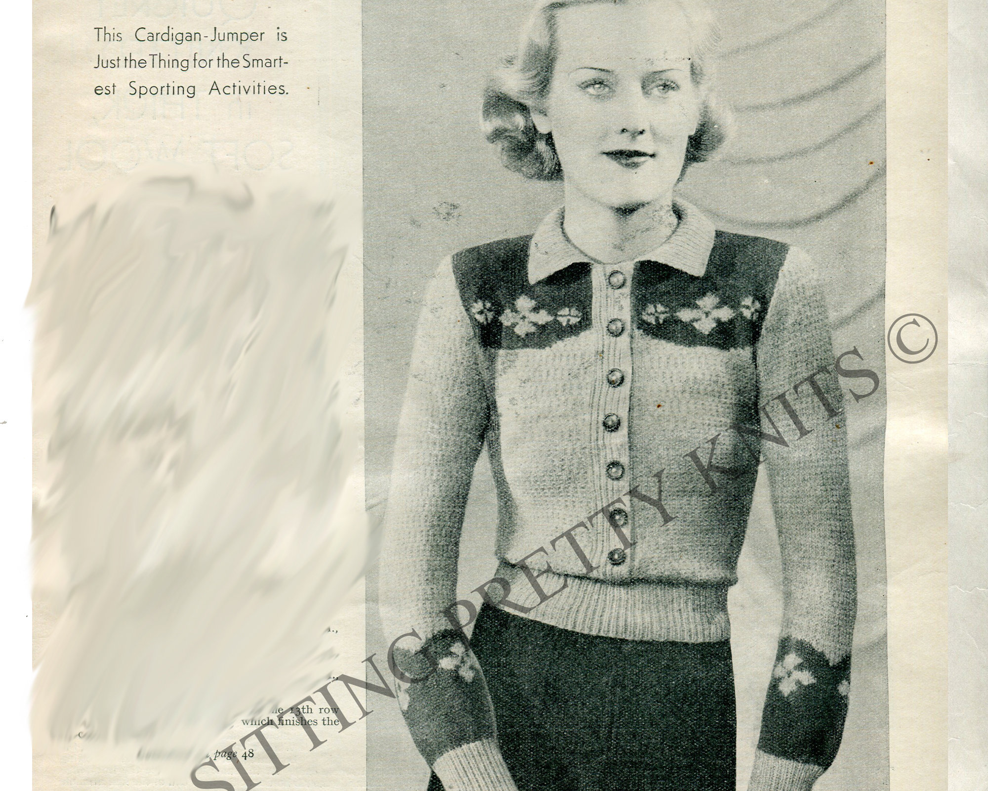 1930s Sweater - Etsy UK