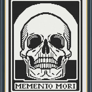 Memento Mori Cross Stitch Pattern PDF