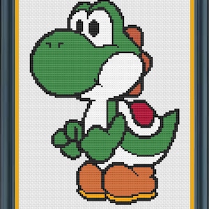 Yoshi Cross Stitch Pattern PDF