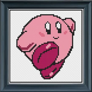 Kirby Cross Stitch Pattern PDF