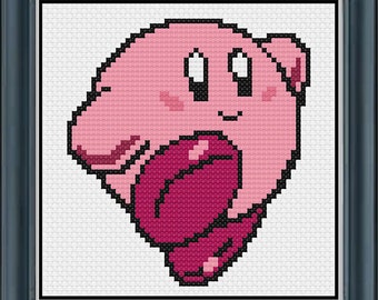 Patrón de punto de cruz de Kirby en formato PDF