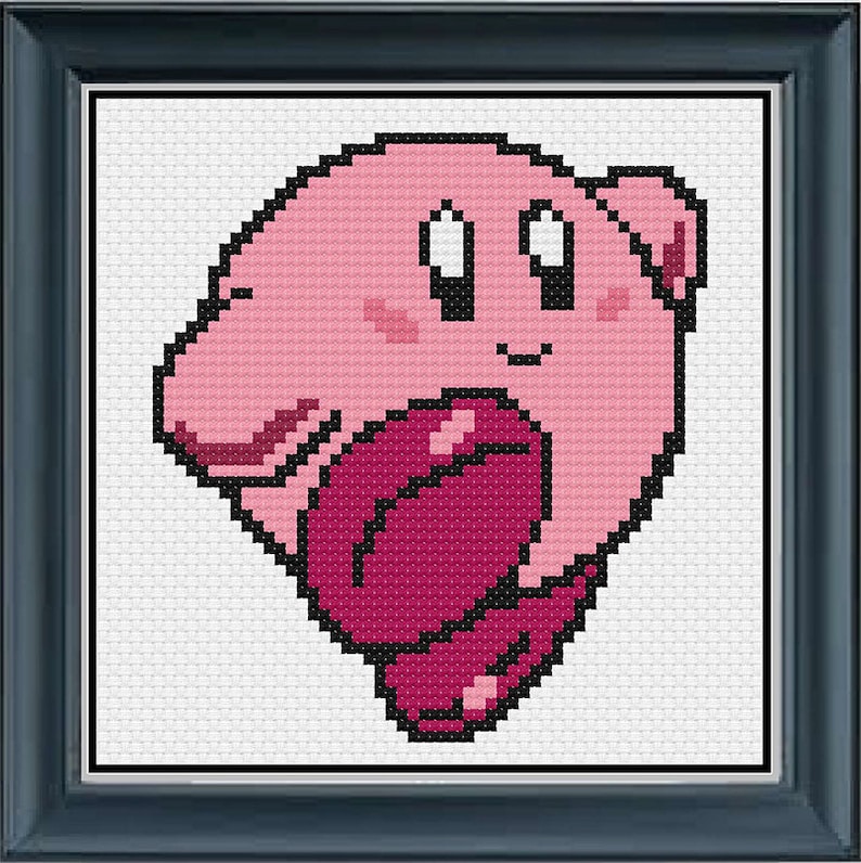 Kirby Cross Stitch Pattern PDF - Etsy