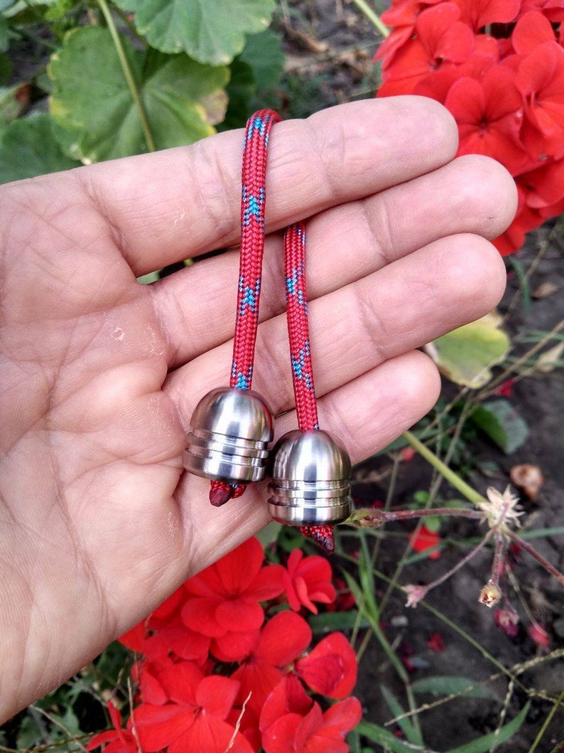 Begleri Titanium Beads Set EDC Keychain Knife Accessories Etsy