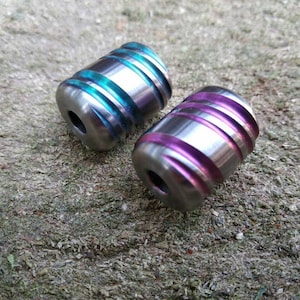 Conjunto de contas Begleri de titânio "Status", chaveiro EDC, acessórios para faca, contas de preocupação, brinquedo de habilidade