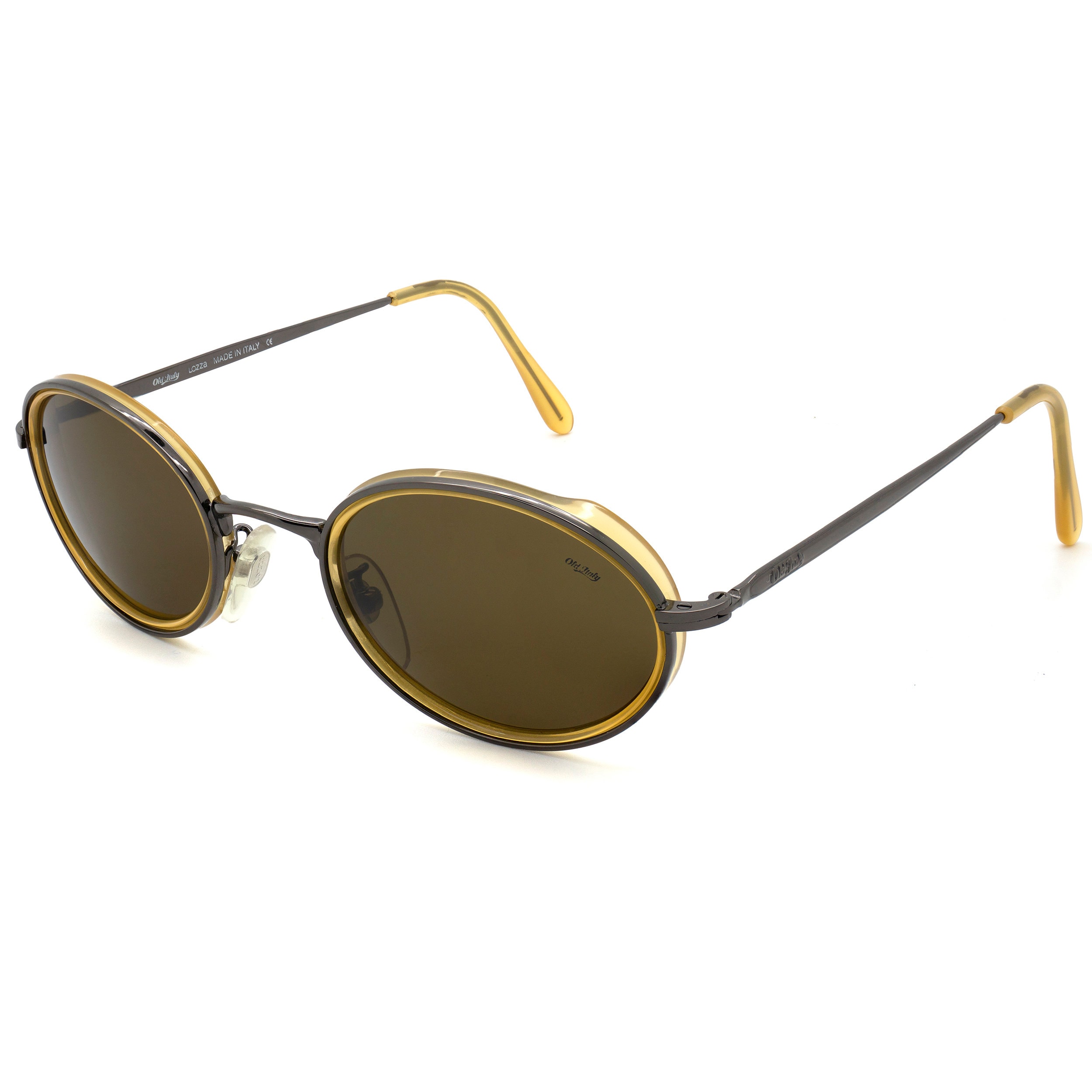 Lozza Vintage Oval Sunglasses 80s, Made in Italy - Etsy display picture 1