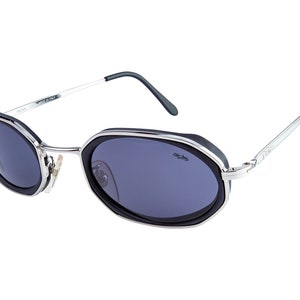 Vintage Lozza Sunglasses: Italian Steampunk Shielded Designer Frames