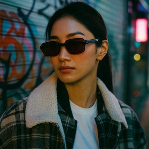 Gafas de sol originales del ejército estadounidense de los años 70 con lentes polarizadas / Gafas de sol cuadradas para hombre y mujer imagen 4