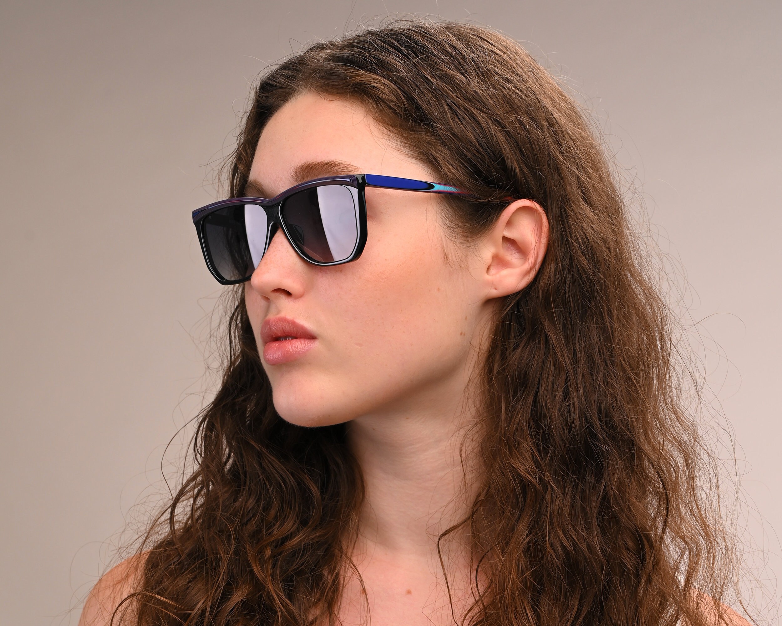 Rectangular vintage sunglasses by Argos, France Vintage 70s Sunglasses: Argos France, Large Rectangular  main image 2