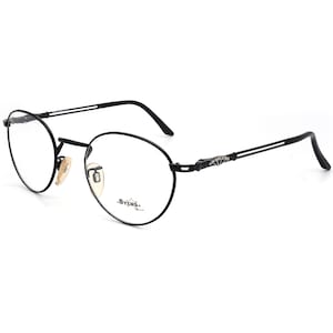 Sting round vintage eyeglasses frame with spring hinges, Italy 90s