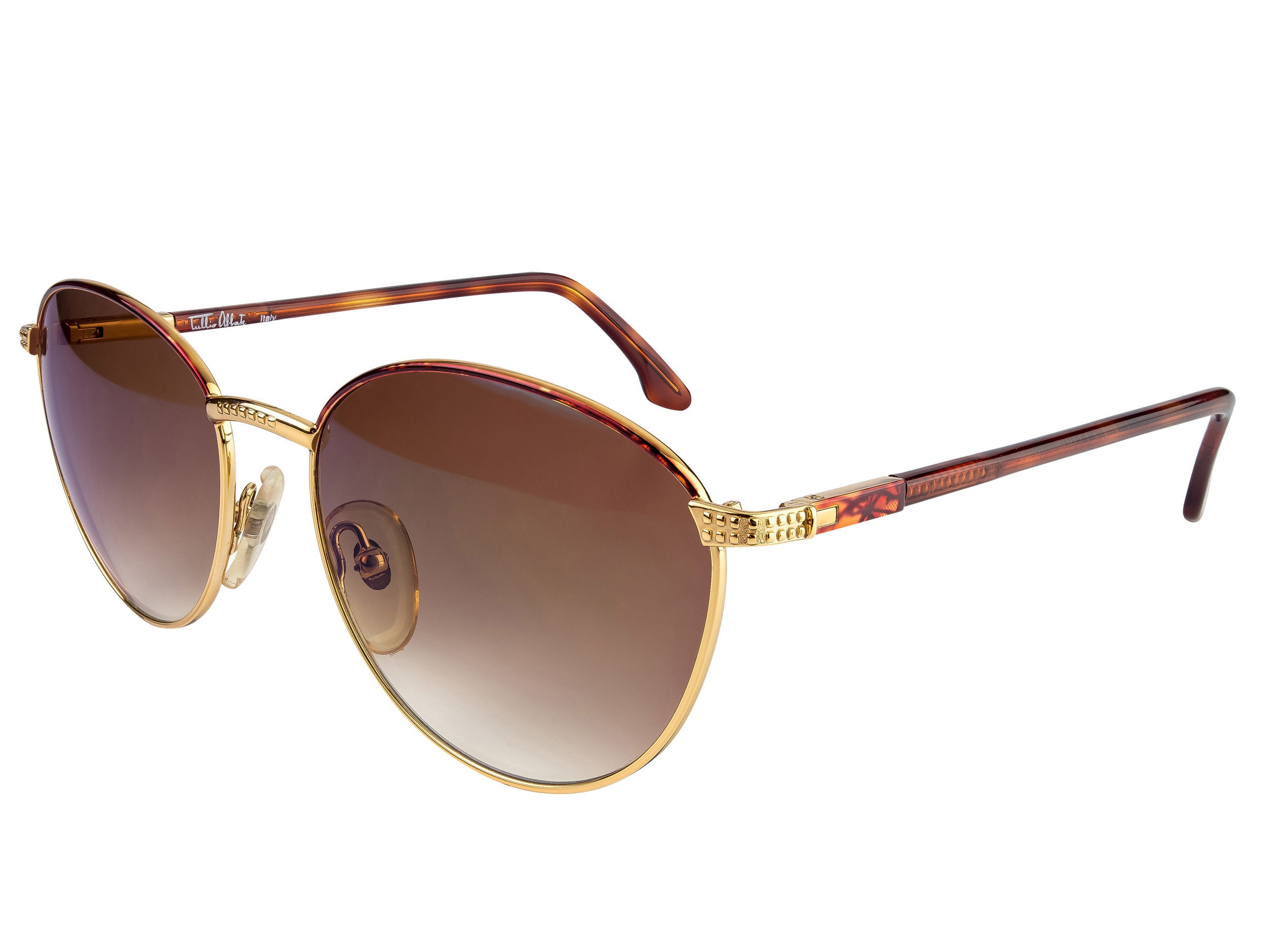 Rectangular vintage sunglasses by Tullio Abbate Tullio Abbate TA 13 C3 – Sammy & Nino main image 2