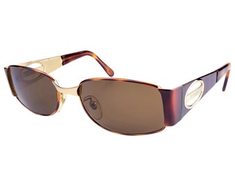 Von Furstenberg Vintage Sunglasses 80s, made in Italy. Metal oval sunglasses unisex - 100% original vintage eyewear