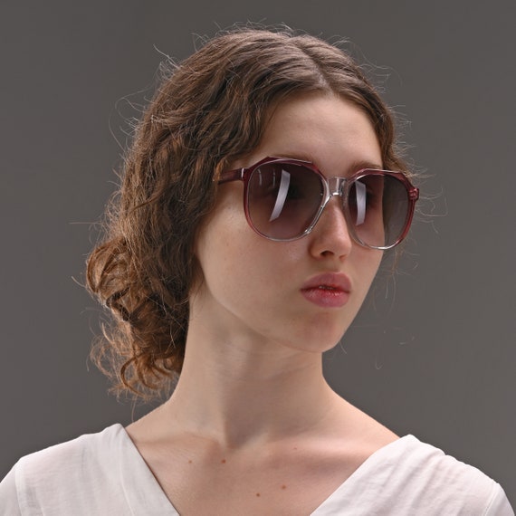 France 70s vintage sunglasses oversized by Argos - Gem display picture 2