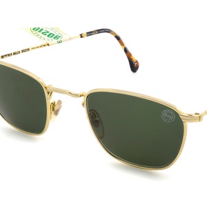 90210 Steve Vintage Sunglasses 90s, made in USA. Gold vintage glasses, rare men and women designer sunglasses