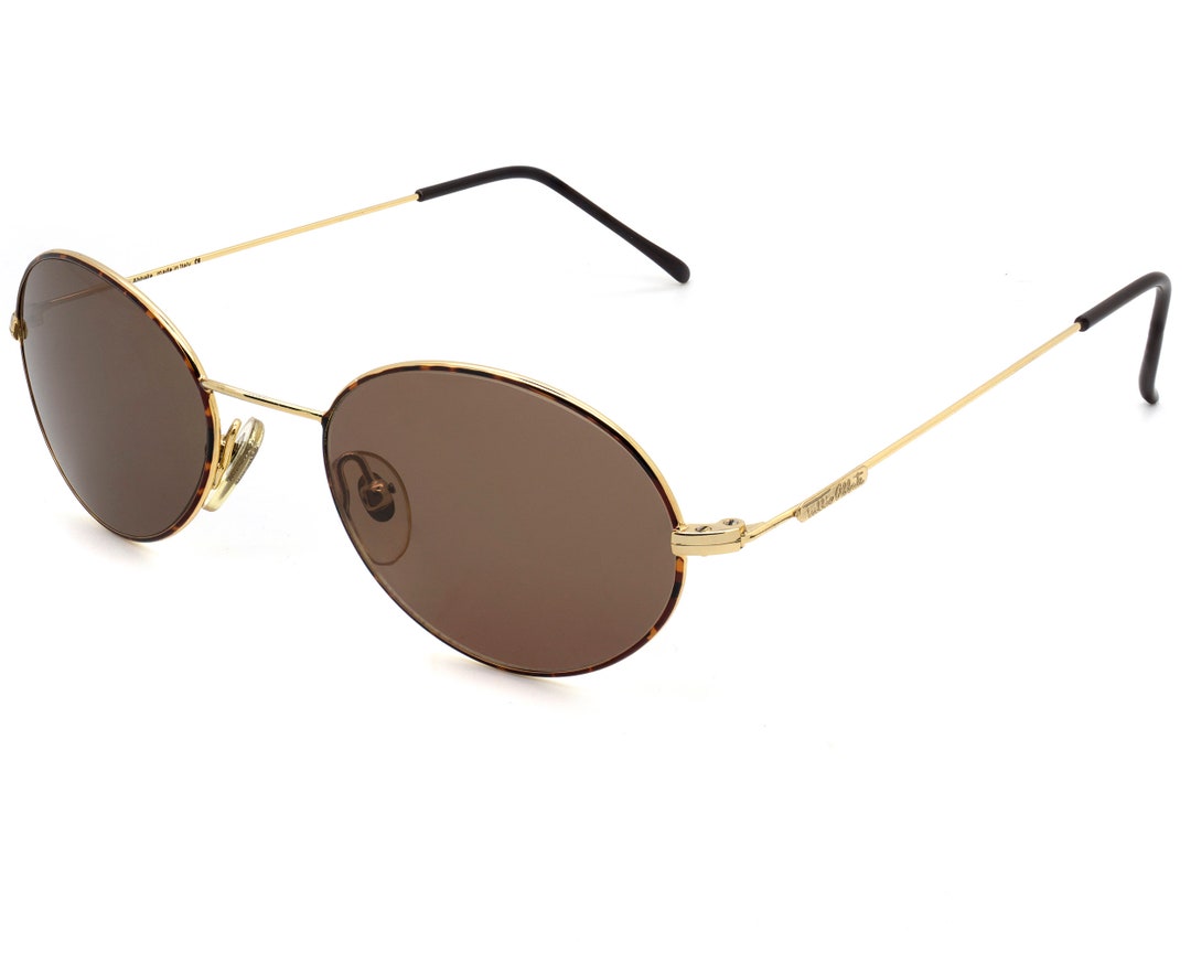 Round vintage sunglasses by Tullio Abbate, Italy 80s Round vintage sunglasses 80s by Tullio Abbate, made in Italy main image 3