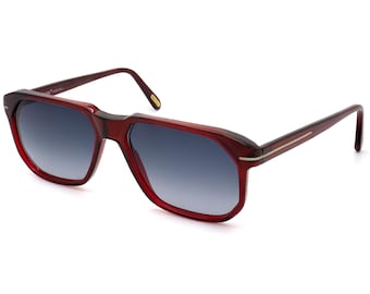 Gianni Versace vintage sunglasses large square, Italy 80s