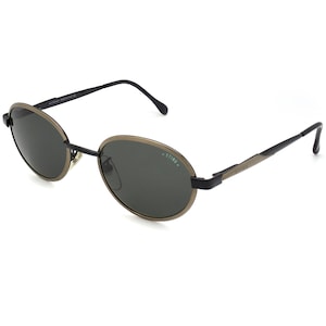 Occhiali da sole Sting Vintage Oval: montatura in metallo anni &#39;90, realizzati in Italia
