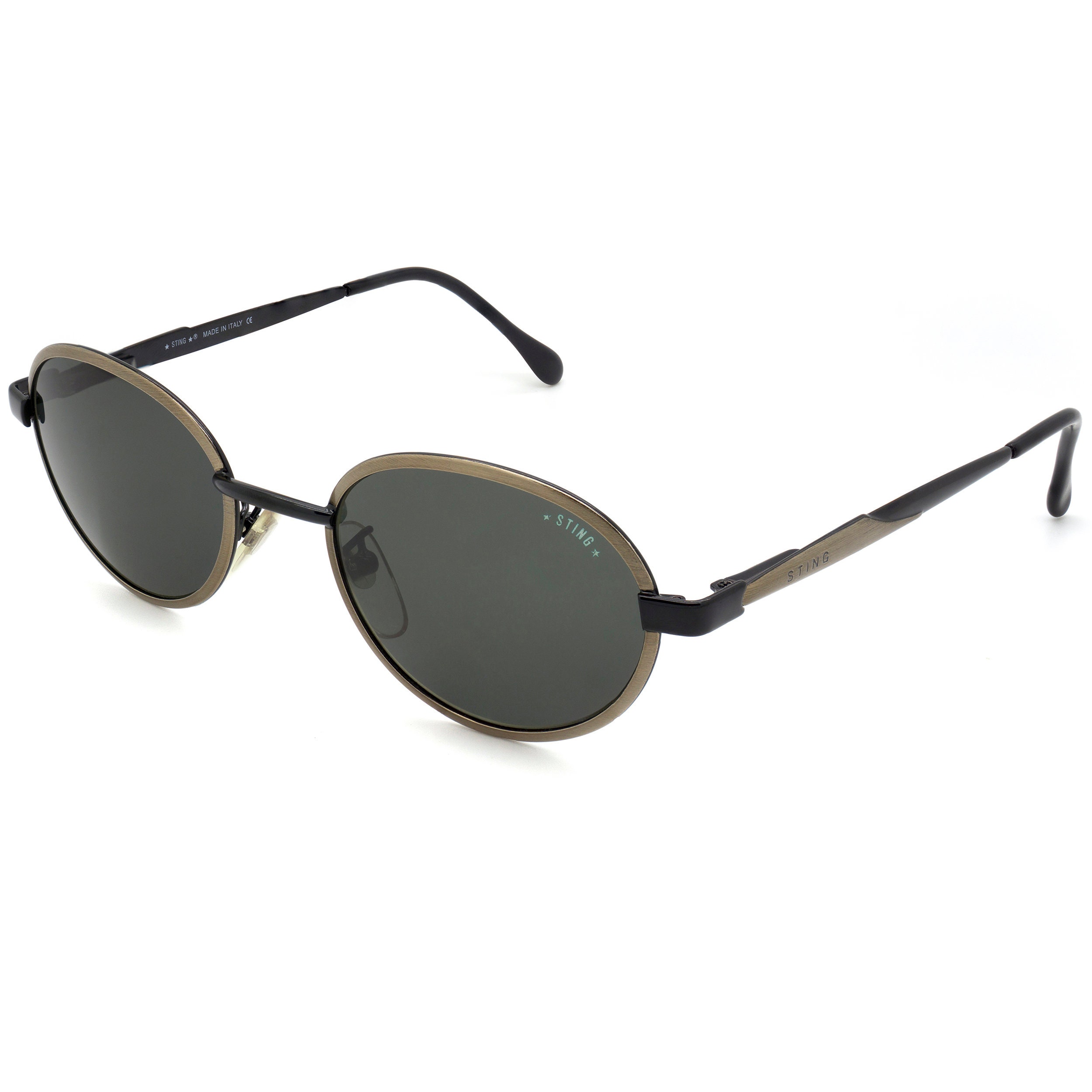 Sting oval vintage sunglasses, Italy Sting Oval Vintage Sunglasses, Made in Italy - Etsy main image 2