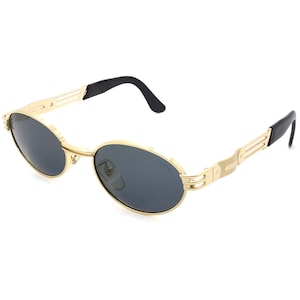Lozza oval vintage sunglasses 80s, made in Italy