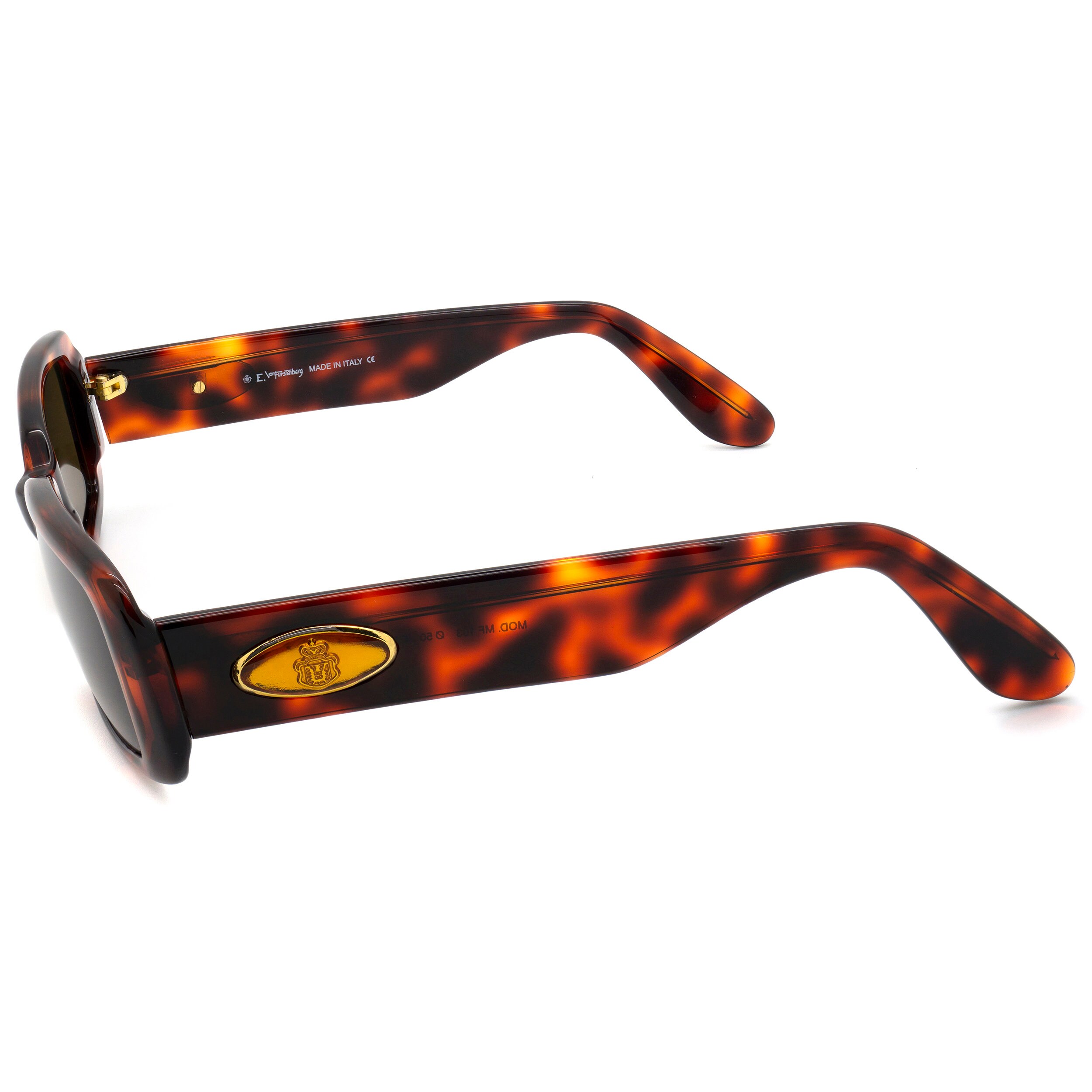 Vintage Egon Von Furstenberg Sunglasses: Tortoise 