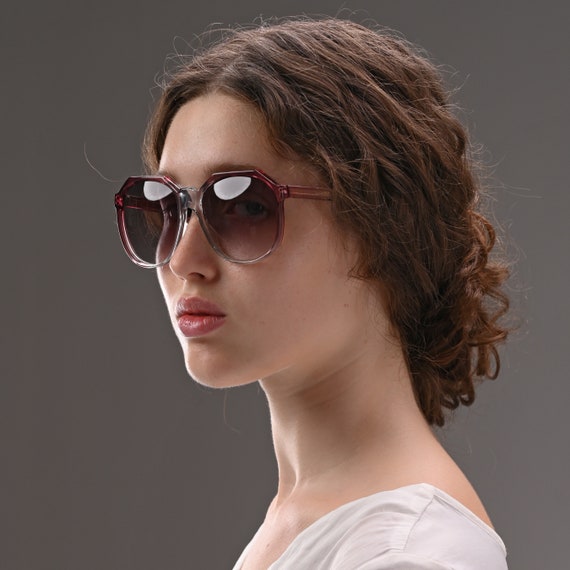 France 70s vintage sunglasses oversized by Argos - Gem display picture 2