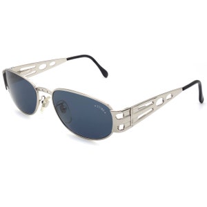 Sting silver vintage steampunk sunglasses, made in Italy.
