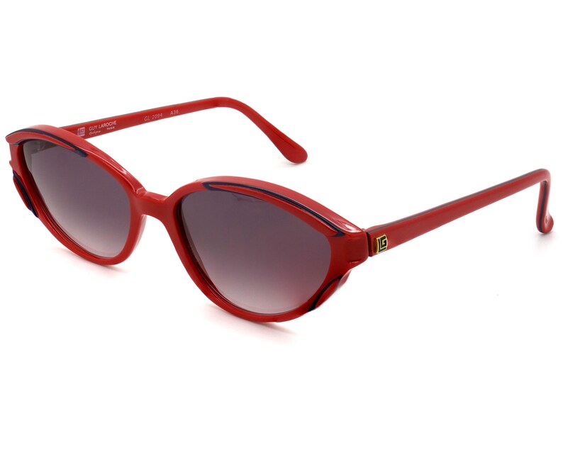 Guy Laroche sunglasses 80s made in France. Authentic vintage Etsy