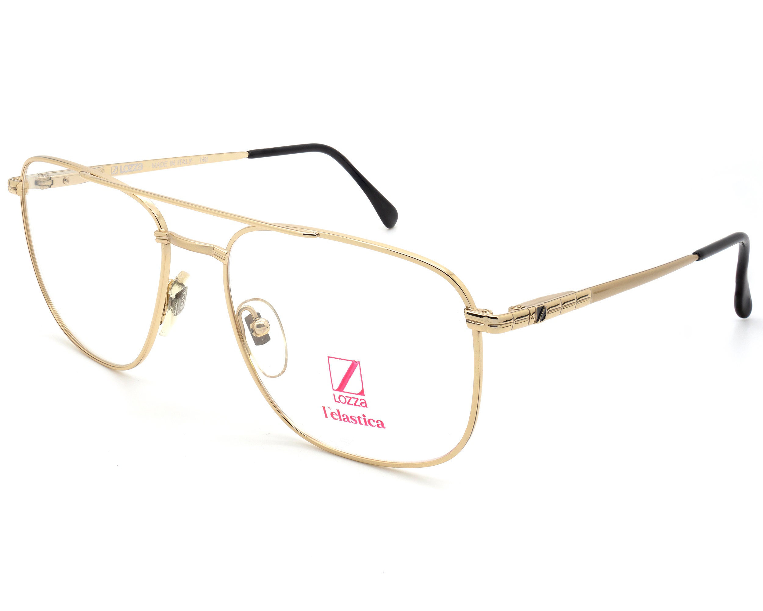 Lozza 80s Aviator Glasses for Men Made in Italy - Etsy