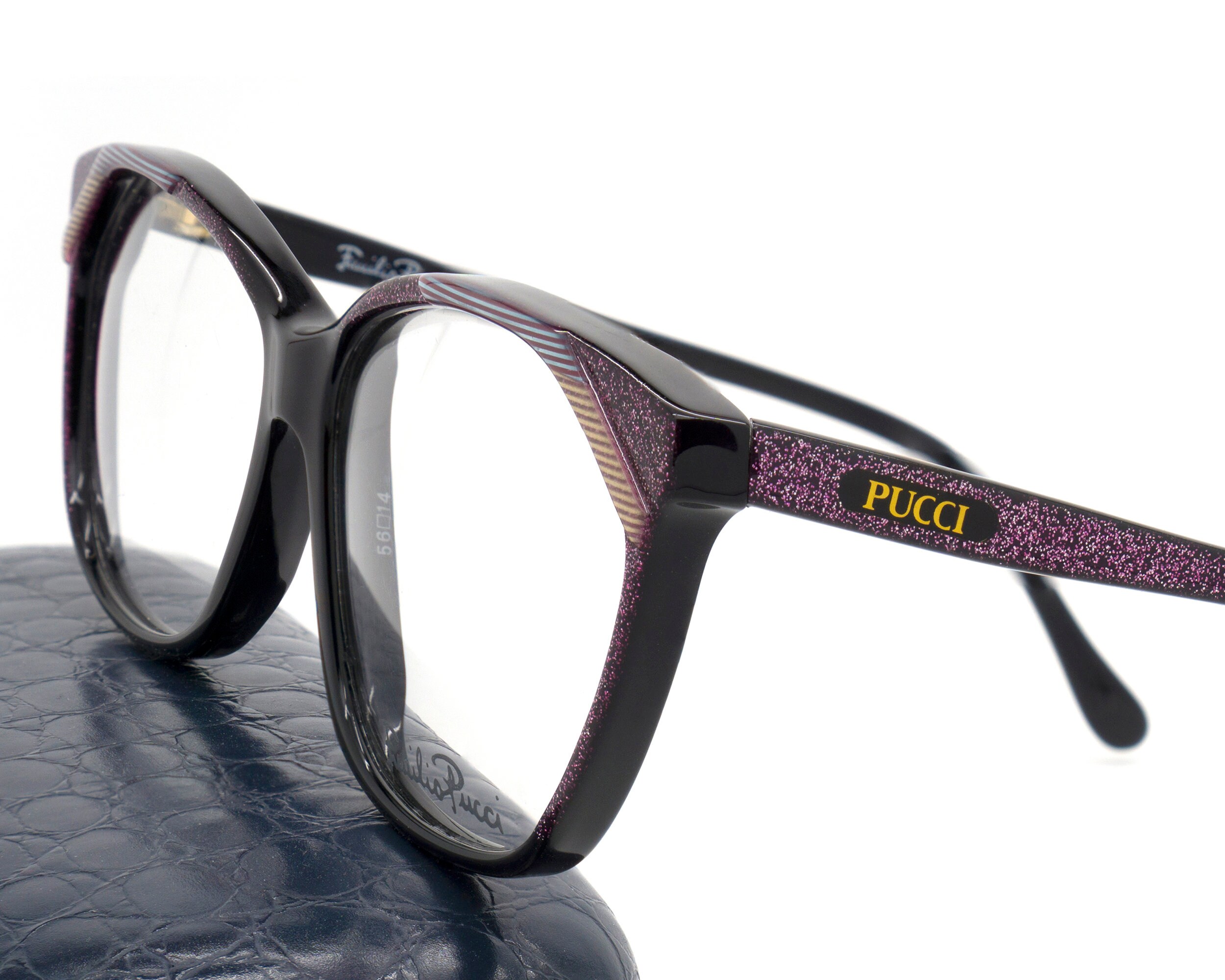 Emilio Pucci Vintage Cateye Eyeglasses, Made in Florence - Etsy display picture 3