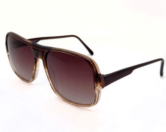 Gafas de sol de aviador vintage de los años 70, fabricadas en Francia.