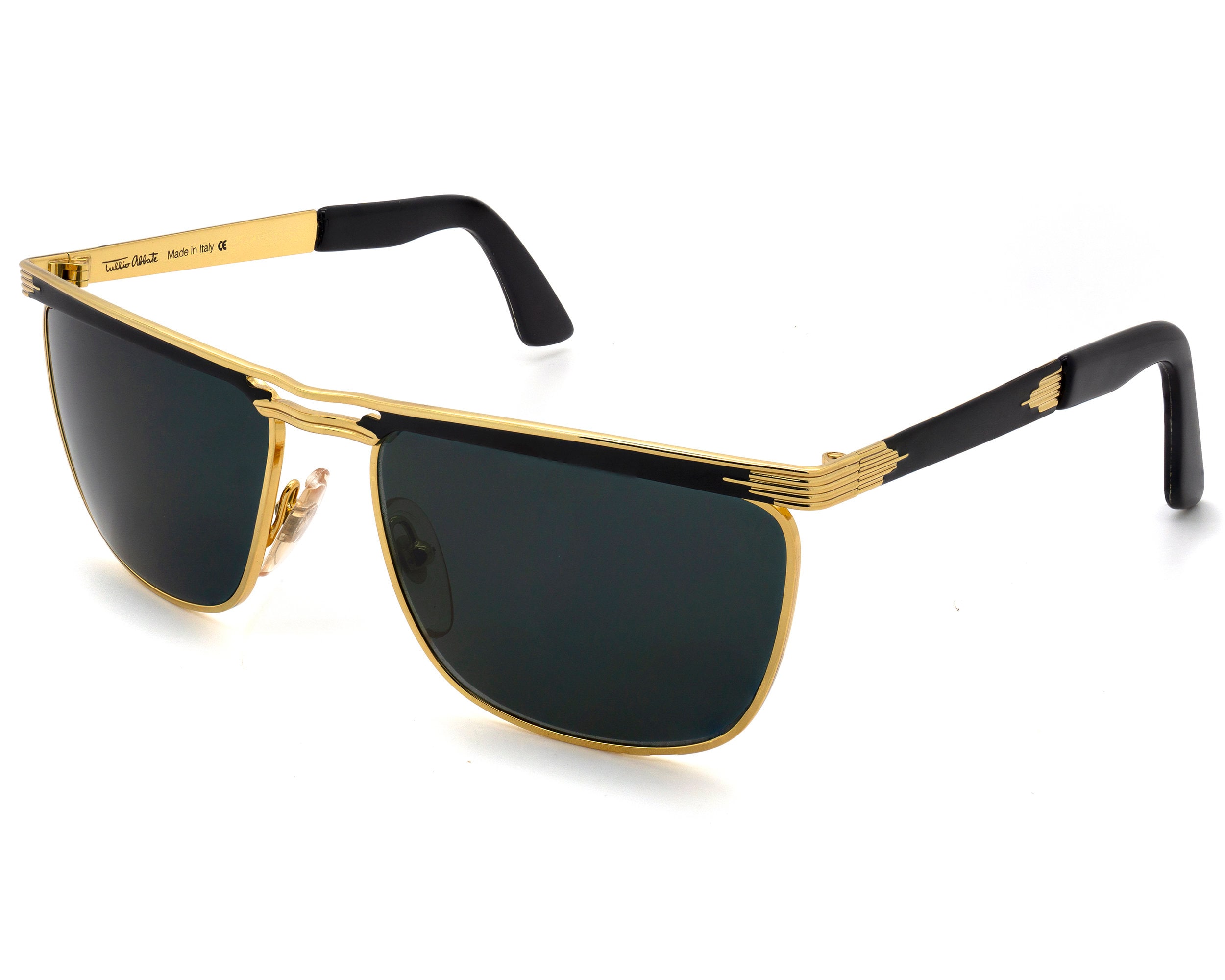 Tullio Abbate 80s Sunglasses Made in Italy. Original Vintage 