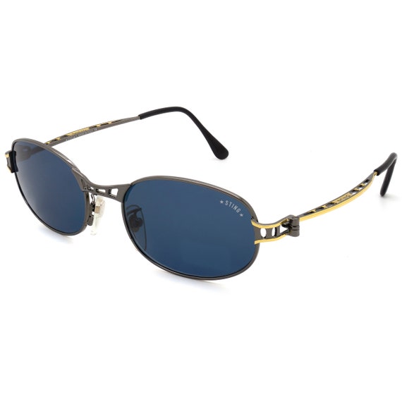 Sting oval vintage sunglasses, Italy Sting Model 4089 Vintage Oval Round Sunglasses – Queen of Specs main image 4