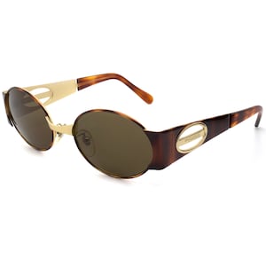 Vintage sunglasses by Von Furstenberg, made in Italy. 80s original designer sunglasses for men and women, tagged