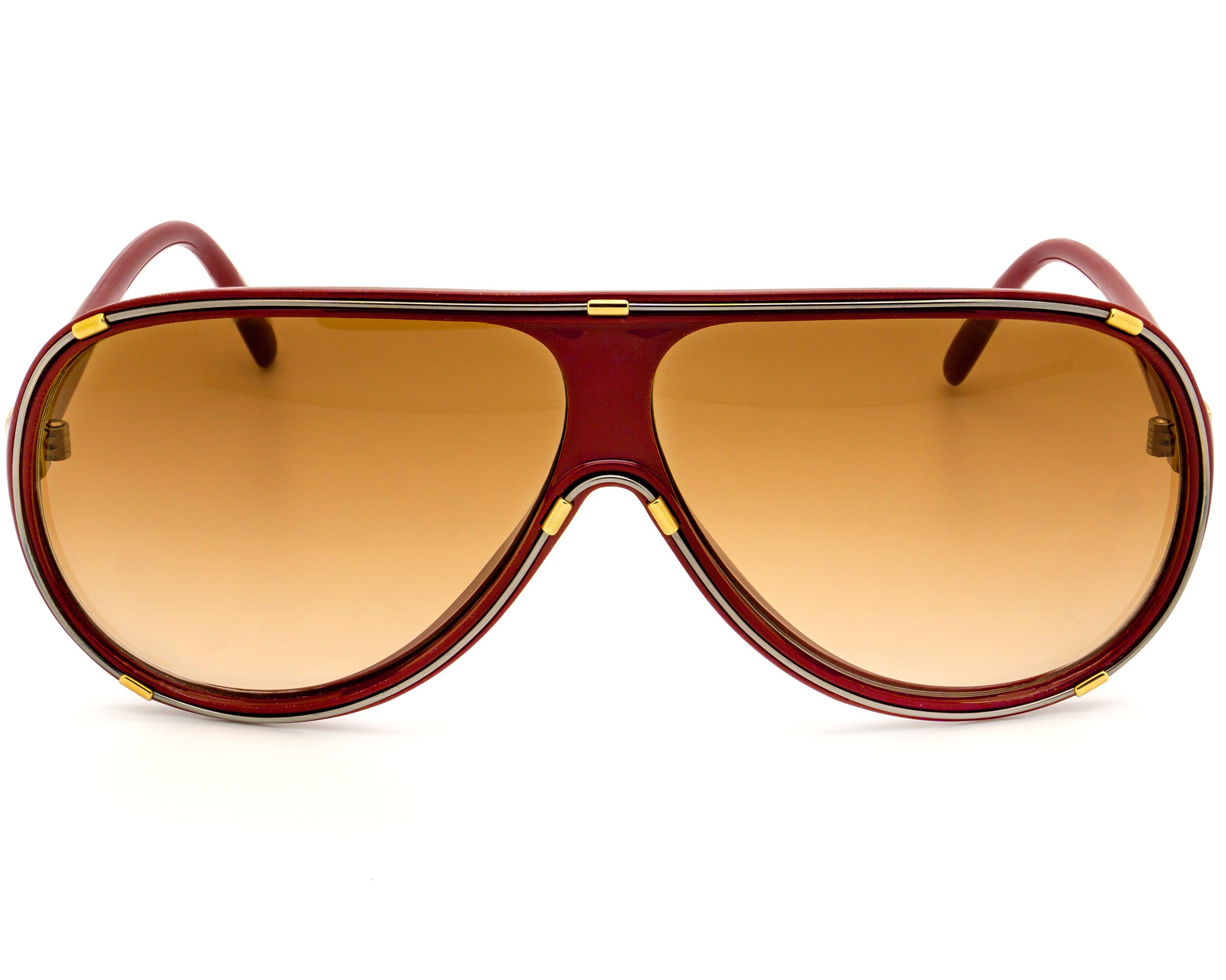 Vintage Guy Laroche Oversized Sunglasses, Brown Gradient‎ Ombre Lenses France Guy Laroche Vintage Sunglasses for sale | eBay main image 2
