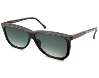 Vintage 70s Sunglasses: Argos Festival, Black Rectangular Frame