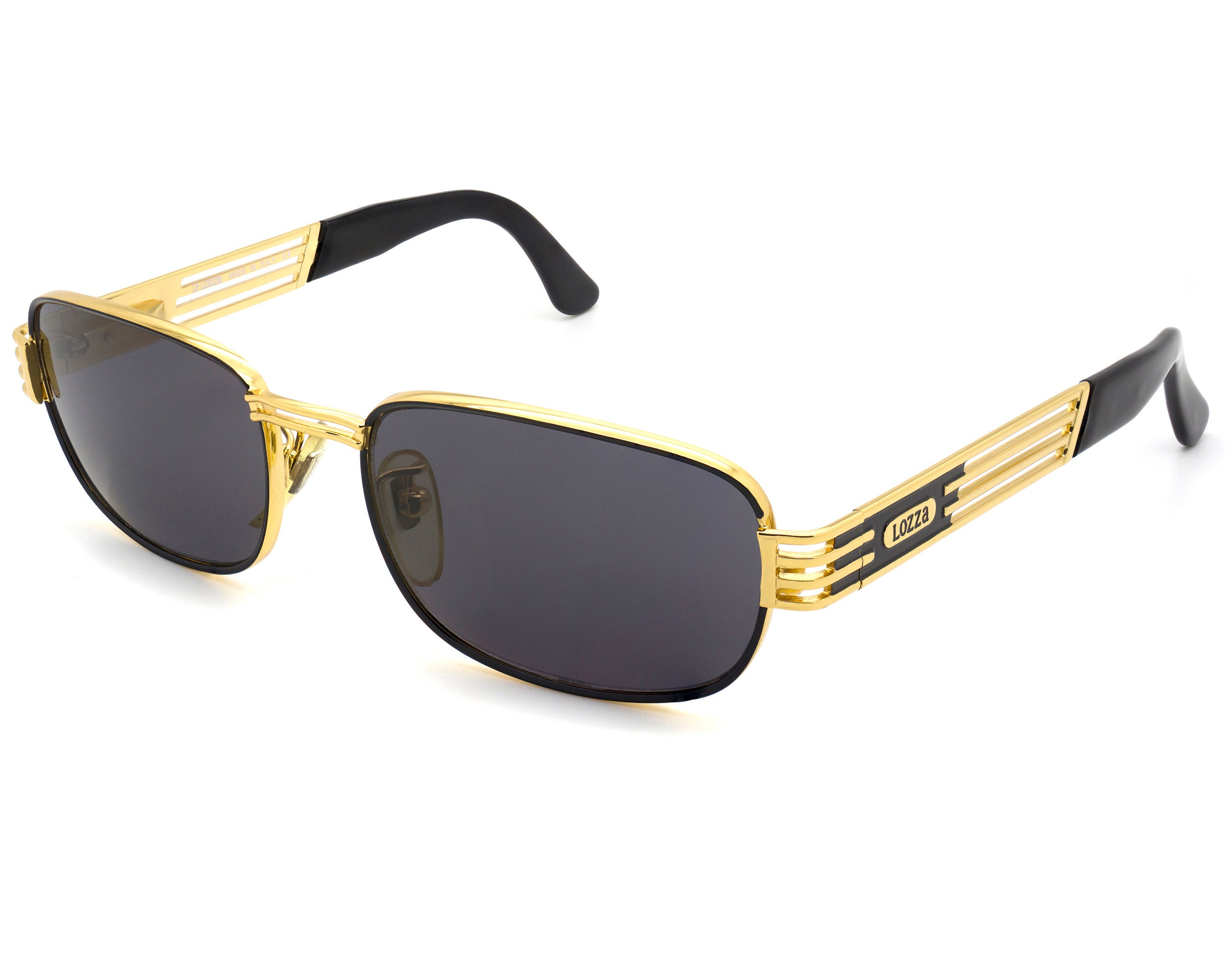 【オープニングセール】 Rectangular Lozza Vintage Etsy - ITALY 80, Sunglasses パーツ