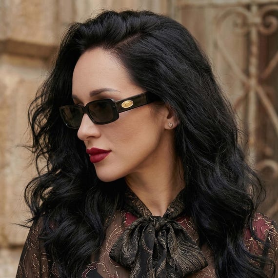 Von Furstenberg rectangular vintage sunglasses, m… - image 5