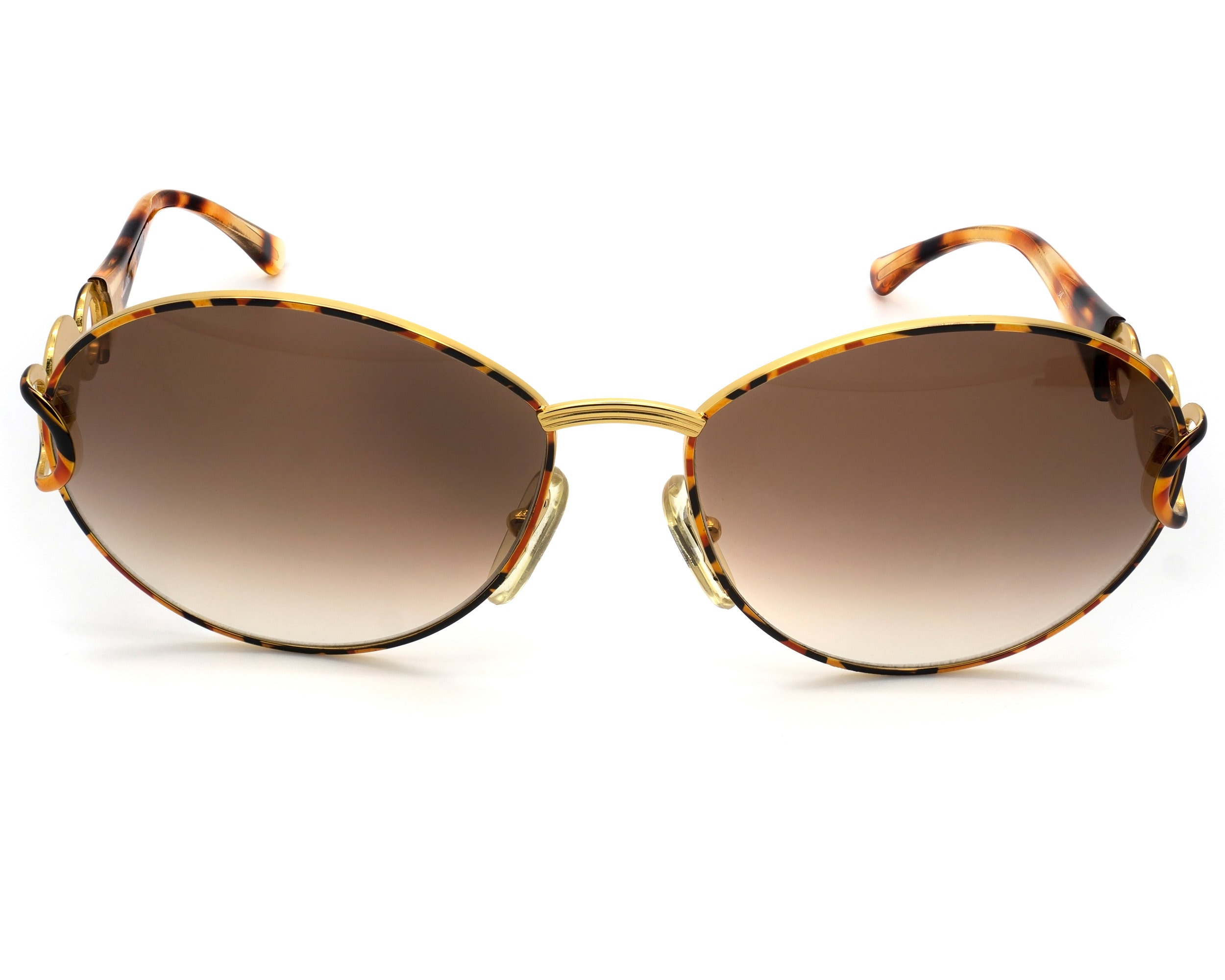 Vintage Annabella Sunglasses: Italian Gold Tortoise 