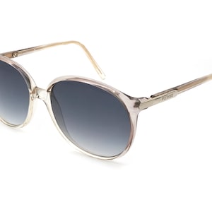 Vintage Versace sunglasses, Italy 80s. Crystal vintage sunglasses for women, authentic, tagged