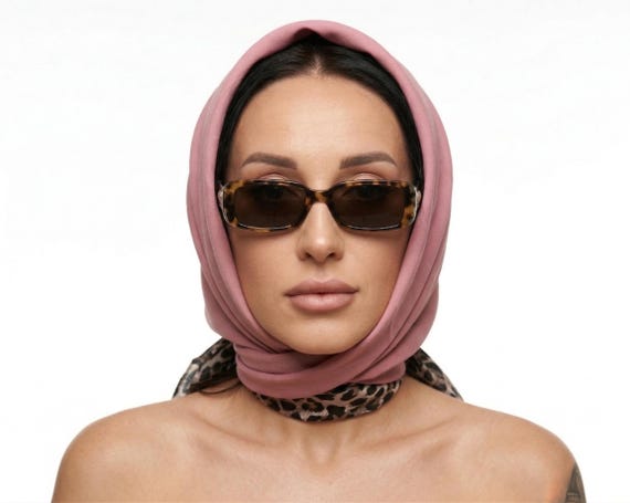 Von Furstenberg Black Rectangular Vintage Sunglasses, Made  display picture 2