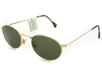 Oval vintage sunglasses by 90210, Italy Oval 90s Vintage Sunglasses - Dorian – Sunglass Museum main image 4