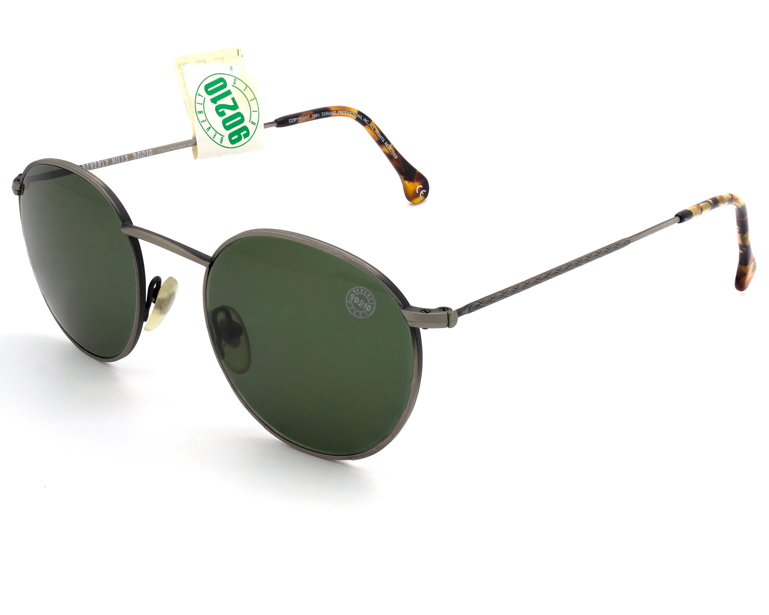 Brandon Beverly Hills 90210 Round Vintage Sunglasses 90s  display picture 3