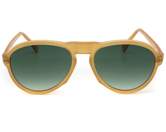 Bourgeois honey aviator sunglasses, made in France - image 2