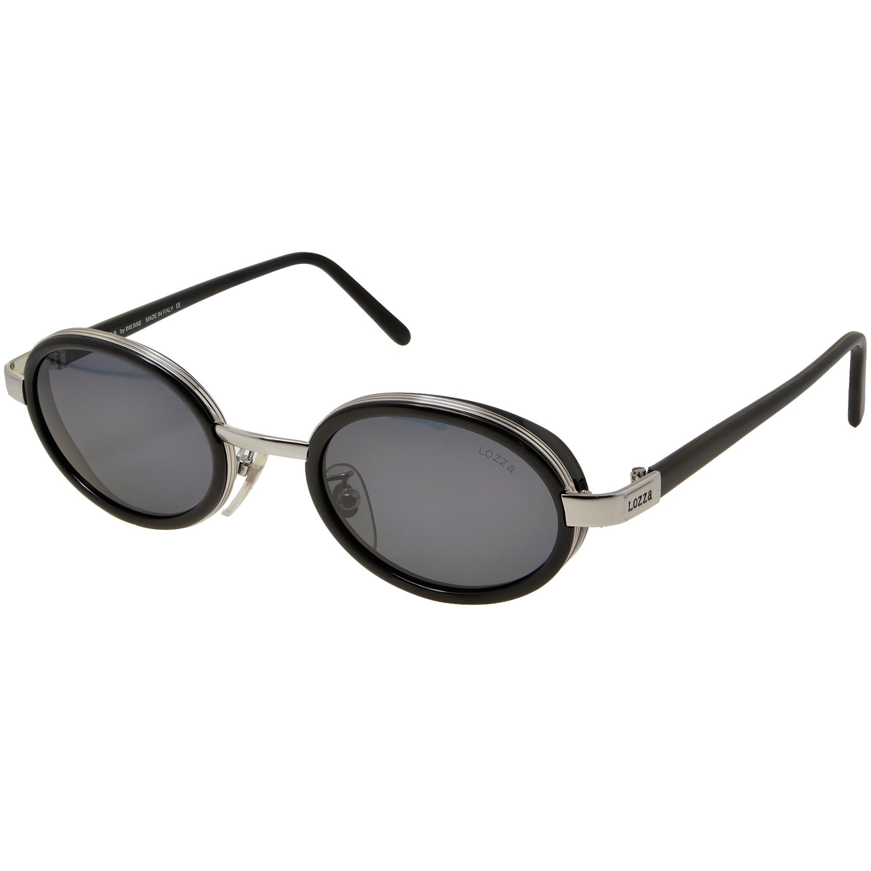 Fratelli Lozza Ladies Sunglass, Silver w/Green Lens Fratelli Lozza - Etsy main image 2