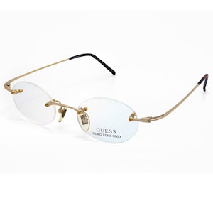 Guess rimless vintage eyeglasses, made in italy