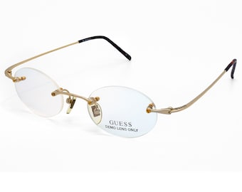 Guess rimless vintage eyeglasses, made in italy