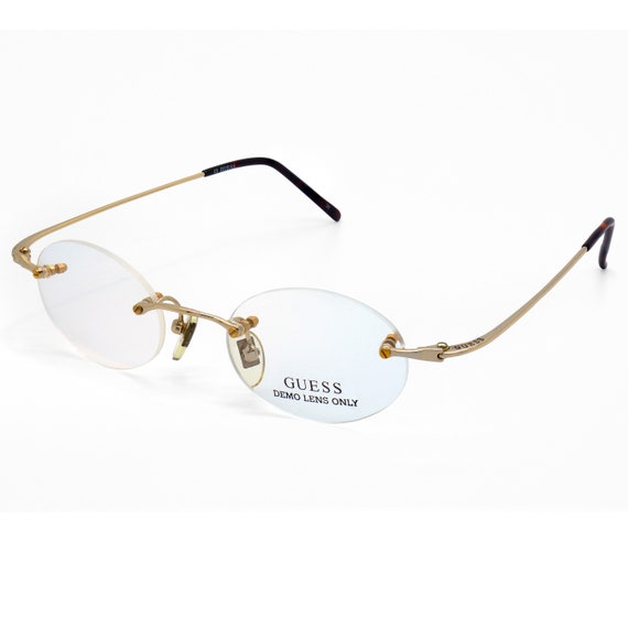 Guess rimless vintage eyeglasses, made in italy