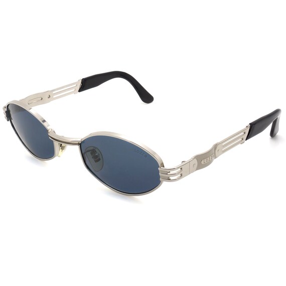 Lozza Vintage Sunglasses: 80s Hexagonal Silver Frame, Italy  display picture 3